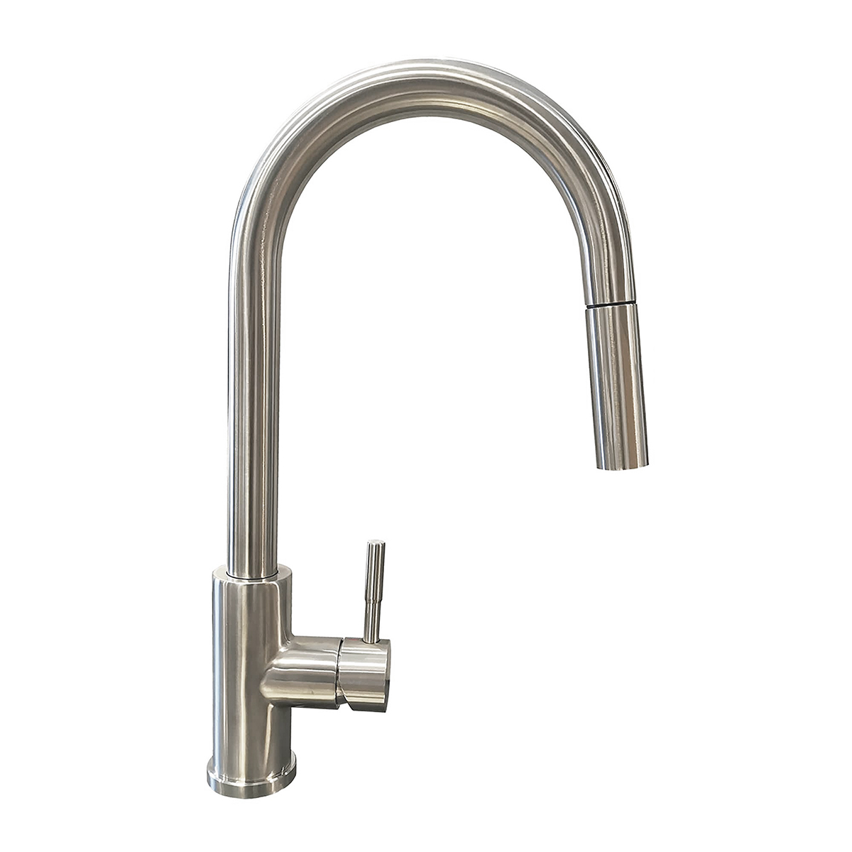 Torneira Cozinha Escovada RTC 530 - Fundo branco