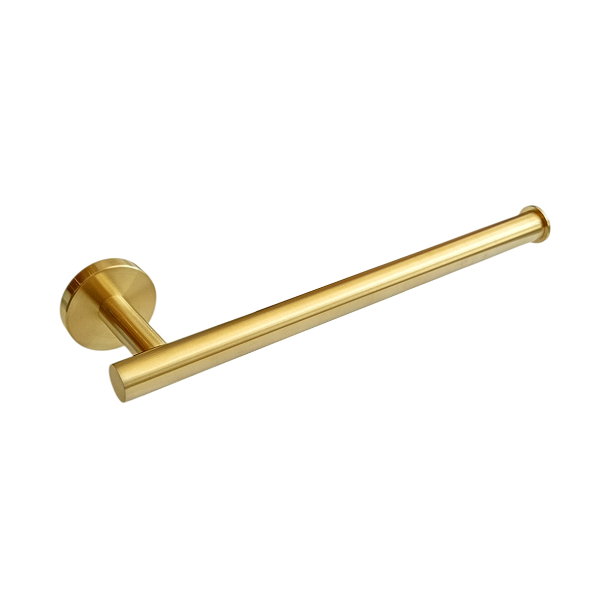 Porta Toalhas Rosto Dourado Brilho Redondo Slim